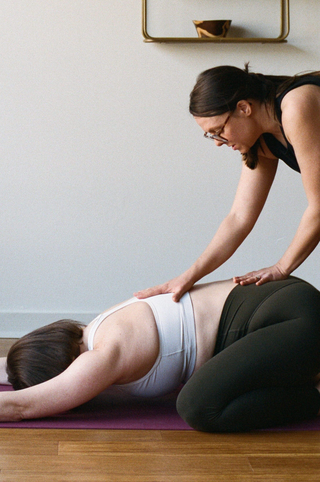 gentle postpartum yoga for anxiety and depression